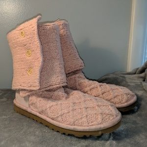 UGG Australia Knit Sweater Boots Womens W6